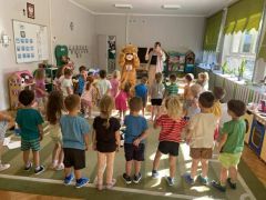 ilustracja do wpisu 
Zajęcia pokazowe - język angielski z Teddy Eddie